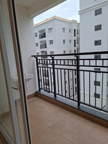 Balcony in 3 BHK Apartment at My Home Tridasa, Tellapur – for Rent