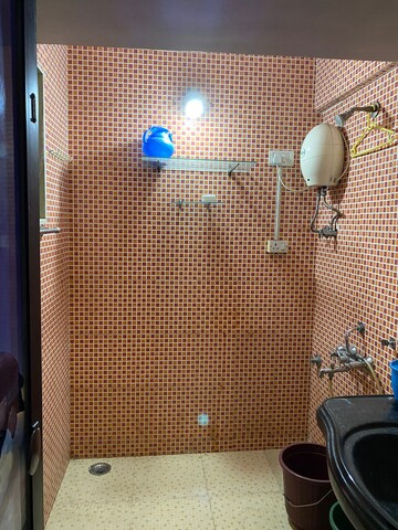 Bathroom in 1 BHK Apartment at Kavya Residency Thane, Ghodbunder Road – for Rent