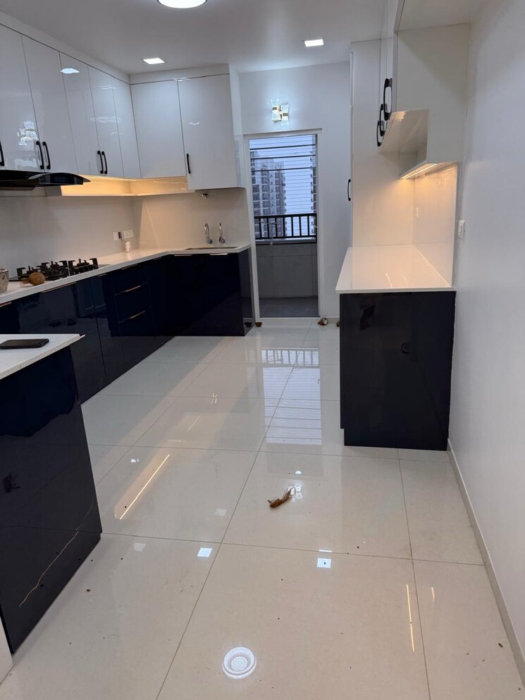 Kitchen, my-home-krishe 3 Bedroom 2780 Sq.Ft. Apartment In Financial District Hyderabad 9731476