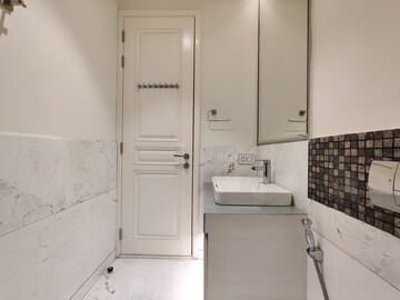 Bathroom in 1 BHK Apartment at Bhartiya City Leela Residences, Thanisandra Main Road – for Rent