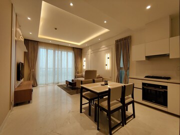 Living Room in 1 BHK Apartment at Bhartiya City Leela Residences, Thanisandra Main Road – for Rent