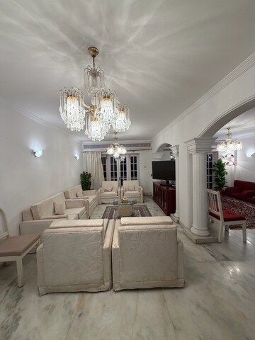 Living Room in 4 BHK Penthouse at Amrutha Valley, Banjara Hills – for Rent