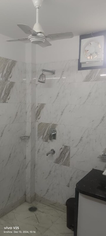 Bathroom in 3 BHK Builder Floor at Greater Kailash I – for Rent