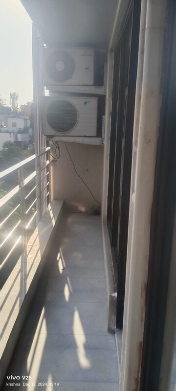 Balcony in 3 BHK Builder Floor at Greater Kailash I – for Rent