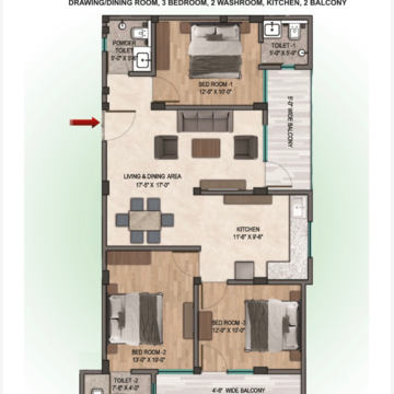 3 BHK Builder Floor For Sale in Sector 81