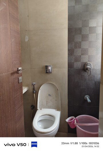 Bathroom in 2 BHK Apartment at JP Unity Tower, Lower Parel – for Rent