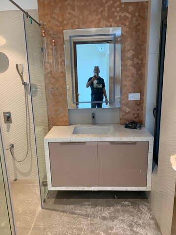 Bathroom in 3 BHK Apartment at Bandra West – for Rent