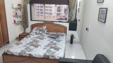 Bedroom in 2 BHK Apartment at Jangid Galaxy, Ghodbunder Road – for Rent