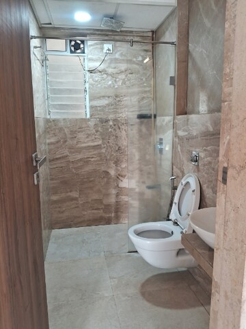 Bathroom in 2 BHK Apartment at Dosti Ambrosia, Wadala East – for Rent