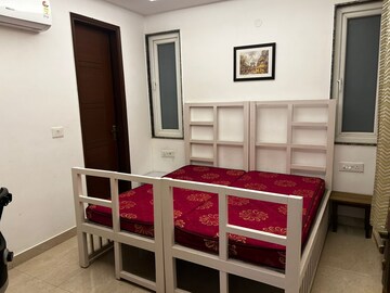 Bedroom in 3 BHK Builder Floor at Maharishi Dayanand CGHS, Vasant Kunj – for Rent