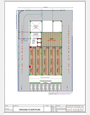 Floor Plan in  Office Space at Scheme No 54 – for Sale