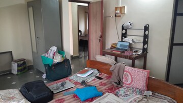 Living Room in 2 BHK Apartment at Charms Residency CHS, Brahmand – for Sale