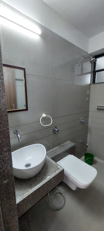 Bathroom in 2 BHK Apartment at Makarba – for Rent
