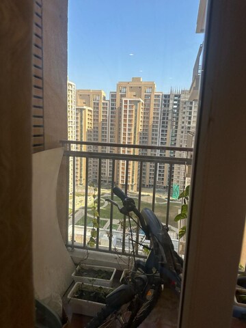 Balcony in 2 BHK Apartment at Rishita Manhattan, Gomti Nagar – for Rent