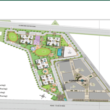 Master Plan in 4 BHK Apartment at SS Camasa, Sector 90 – for Sale