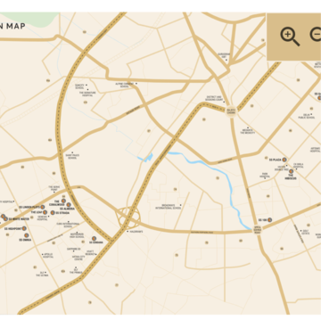 4 BHK Apartment – Map Location View at SS Camasa, Sector 90 - for Sale