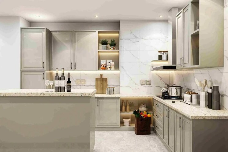 Kitchen, godrej-icon 4 Bedroom 3008 Sq.Ft. Apartment In Sector 88a Gurgaon 9732309