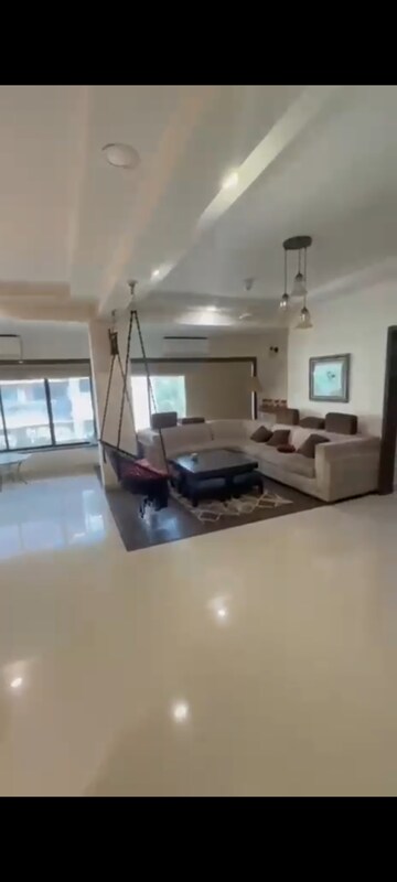 Living Room in 4 BHK Apartment at Silver Sand CHS, Andheri West – for Rent