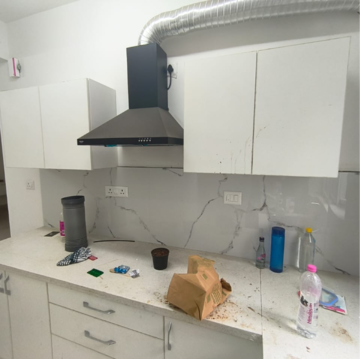 Kitchen in 3 BHK Apartment at Prestige Royale Gardens, Avalahalli – for Rent