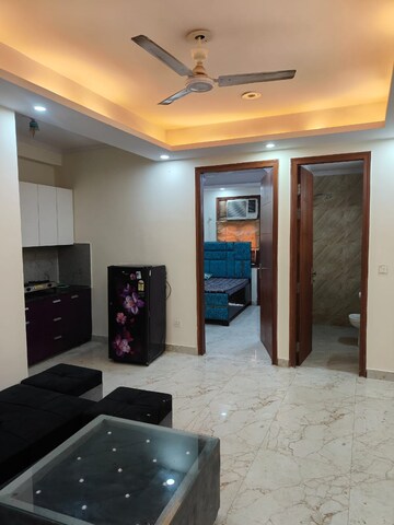 Living Room in 1 BHK Builder Floor at Saket – for Rent