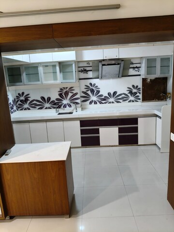 Kitchen in 3 BHK Apartment at Naranpura – for Rent