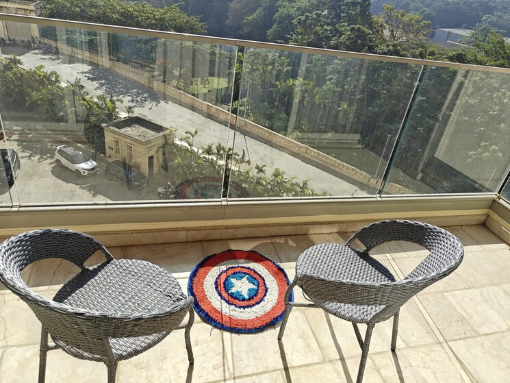 Balcony, one-hiranandani-park 3 Bedroom 1347 Sq.Ft. Apartment In Ghodbunder Road Thane 9733885