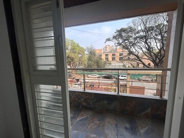 Balcony in 1 BHK Apartment at Wadgaon Sheri – for Rent