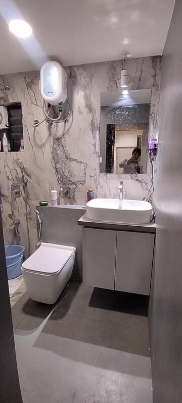 Bathroom in 2 BHK Apartment at Memnagar – for Sale