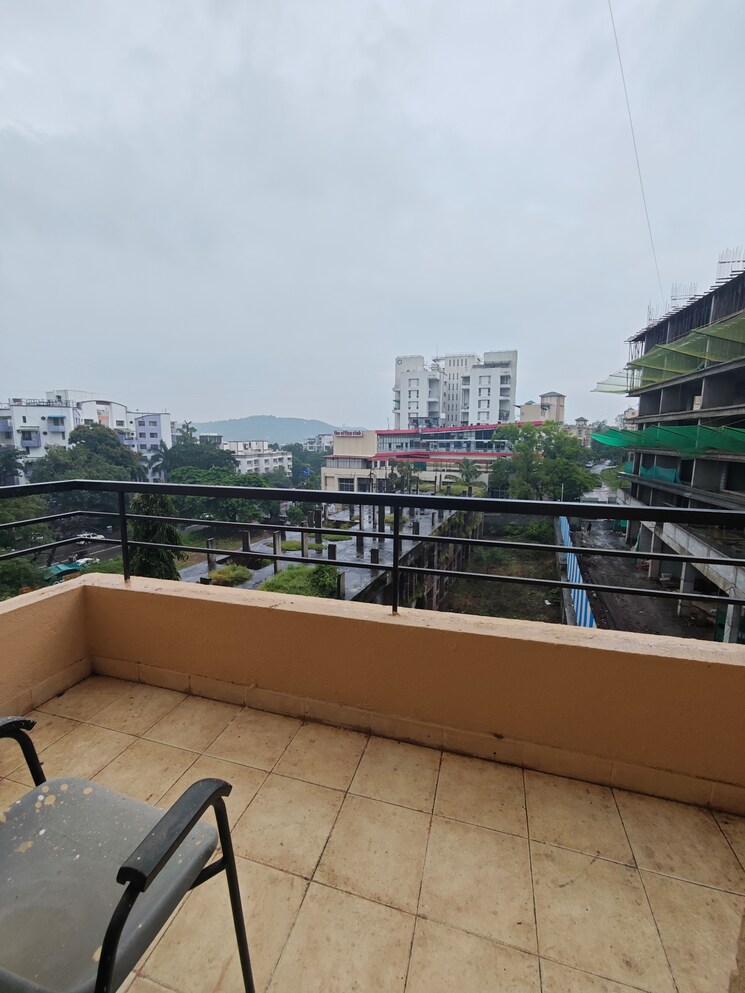 Balcony, nancy-bramha-chs 3 Bedroom 1150 Sq.Ft. Apartment In Bavdhan Pune 9735953