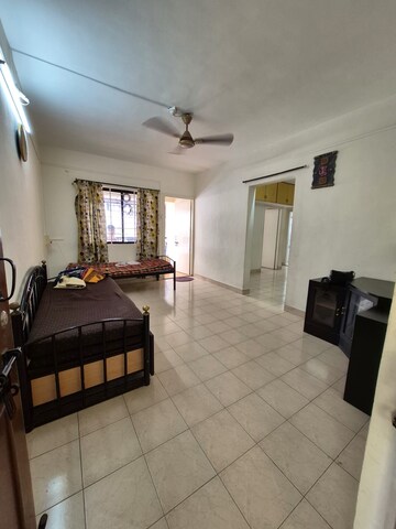 Living Room in 2.5 BHK Apartment at Abhinav Pebbles Urbania, Bavdhan – for Rent