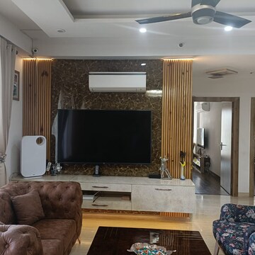 Living Room in 3 BHK Apartment at Conscient Heritage Max, Sector 102 – for Rent