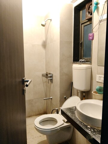 Bathroom in 2 BHK Apartment at Runwal Symphony, Santacruz East – for Rent