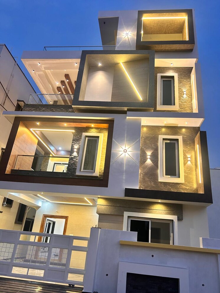 Exterior View, western-bliss 5 Bedroom 5600 Sq.Ft. Villa In Sainikpuri Hyderabad 9631473
