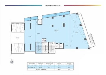 Floor Plan in  Office Space at Satara Road – for Sale