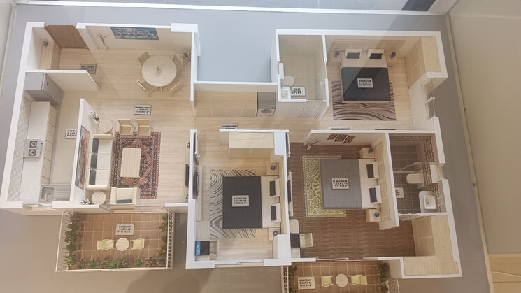 Floor Plan, ashiana-tarang 2 Bedroom 1131 Sq.Ft. Apartment In Sector 24 Bhiwadi 9736277