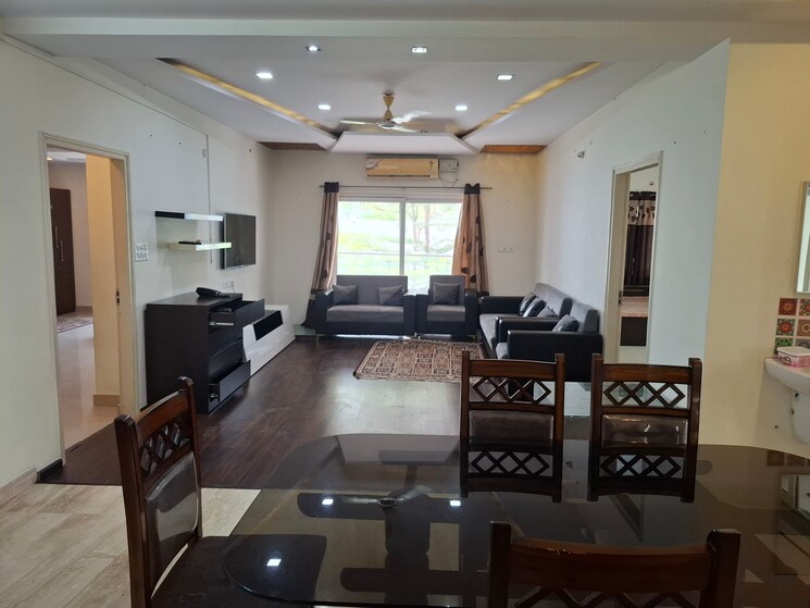 Living Room, banjara hills 3 Bedroom 2700 Sq.Ft. Apartment In Banjara Hills Hyderabad 9736435