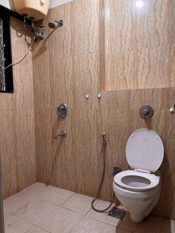 Bathroom in 2 BHK Apartment at Mermit Tower, Lower Parel – for Rent