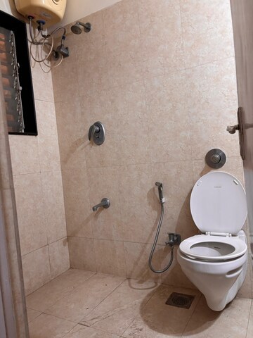 Bathroom in 2 BHK Apartment at Mermit Tower, Lower Parel – for Rent