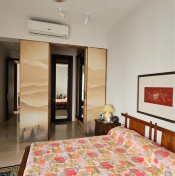 Bedroom in 3 BHK Apartment at Runwal The Reserve, Upper Worli – for Rent