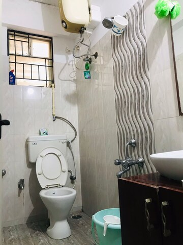 Bathroom in 2 BHK Apartment at AR SLV Nivas, Itpl Road – for Rent