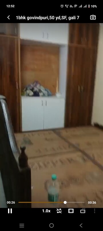 Bedroom in 1 BHK Builder Floor at Govindpuri – for Sale