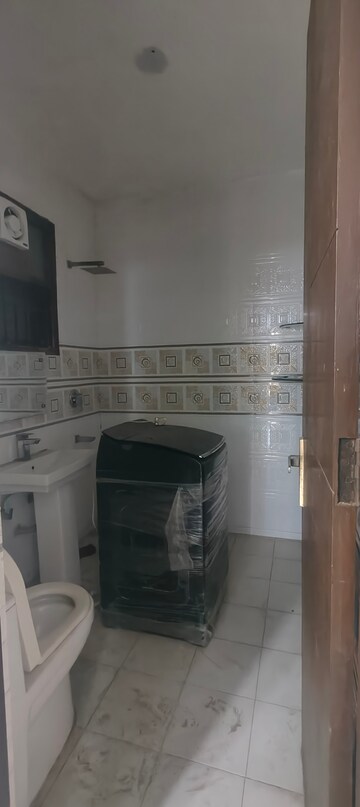 Bathroom in 3 BHK Builder Floor at Chattarpur – for Rent