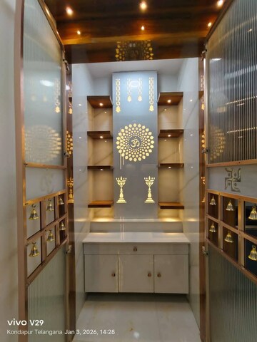 Living Room in 3 BHK Apartment at Kondapur – for Rent