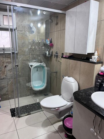 Bathroom in 2 BHK Apartment at Prestige Song Of The South, Yelenahalli – for Rent