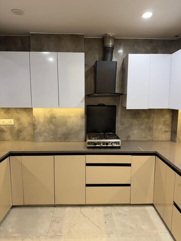 Kitchen in 3 BHK Apartment at Apex Anuradha Apartments, Paschim Vihar – for Rent