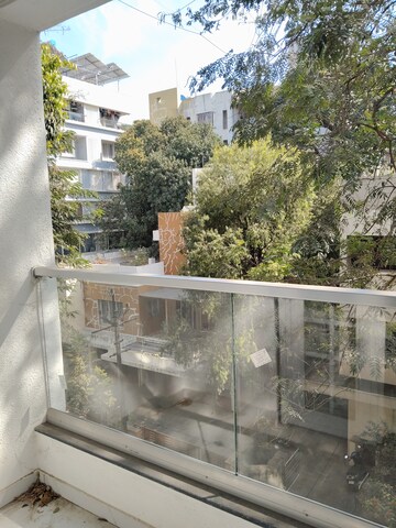 Balcony in 3 BHK Apartment at Sugra Terrace Apartments, Kalyani Nagar – for Rent