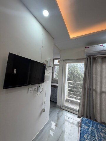 Kitchen in 1 RK Builder Floor at Ansal Sushant Floors, Sushant Lok ii – for Rent