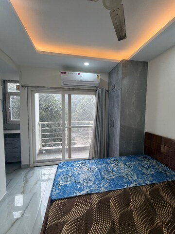 Bedroom in 1 RK Builder Floor at Ansal Sushant Floors, Sushant Lok ii – for Rent