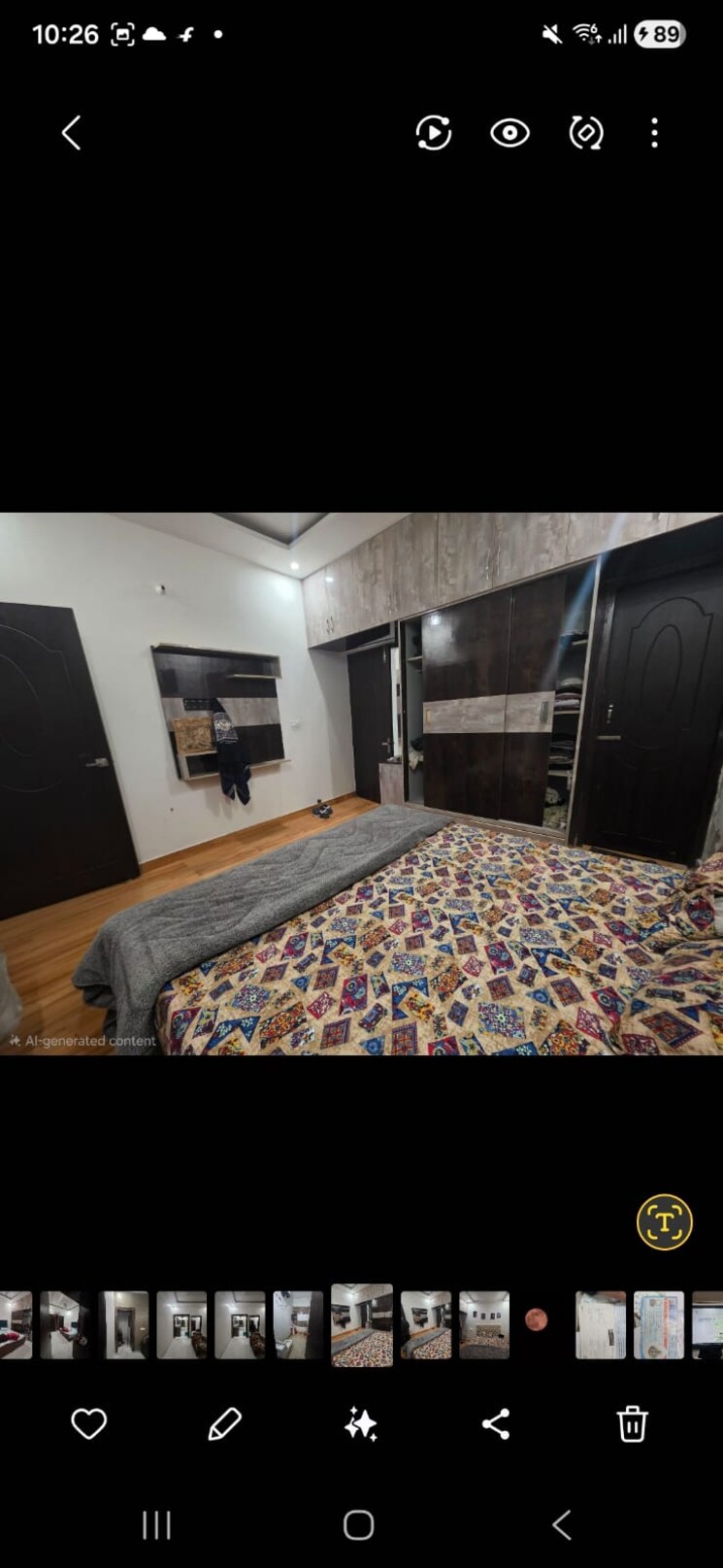 Bedroom, motia-royal-citi-apartments 3 Bedroom 1910 Sq.Ft. Apartment In Ghazipur Zirakpur 9736915