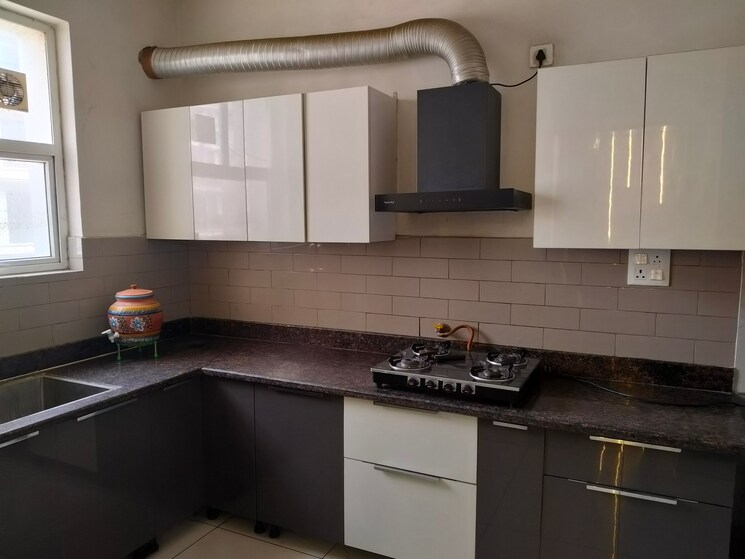 Kitchen, sbp-gateway-of-dreams 3 Bedroom 1700 Sq.Ft. Apartment In Dhakoli Zirakpur 9736958